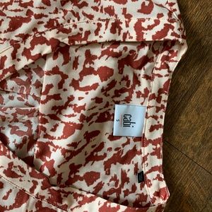 Cabi Ruffle drawstring tie dress- Small